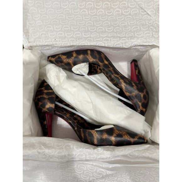 CHRISTIAN LOUBOUTIN
Vibella Red-Sole Leopard-Print Leather Pumps 37 BNIB - Picture 6 of 14